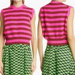 Molly Goddard Claus Pink Striped Lambswool Sleeveless Sweater Vest Size XS Photo 1