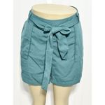 A New Day  Women's High-Rise Tie Waist Paperbag Shorts Pockets Green‎ XL Photo 12