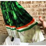 Vintage Shamrock Skirt Ireland Colors 30" Waist Flared Side Zip St Patr… Size undefined Photo 1