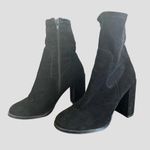 Chinese Laundry  Womens Black Suede Ankle Boots SIZE 8 Photo 0