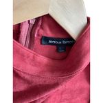 Jealous Tomato Large burnt orange mini short sleeve Velvet Sheath dress mock Neck back zipper Photo 4