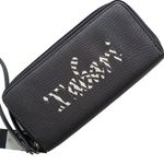 Tahari  Zebra Print Black Zip Around Double Wallet Photo 0