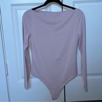 Aritzia Contour Pink Long Sleeve Bodysuit Photo 0
