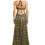 BCBGMAXAZRIA NWT BCBG MAX AZRIA DESIGNER Maj Silk Blend Halter Maxi Dress- Sz.2 WEDDING GUEST Photo 1