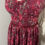Altar'd State New with tags Deep Pink Cut-Out Sundress with Spaghetti Straps for Wedding Guest Photo 3