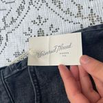 Universal Standard  target black highest rise shortie short jean shorts size 6 Photo 1