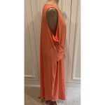 Anybody Cozy Knit Wrap Front Tank Maxi Dress Resort‎ Beach Vacay Orange Size 3X Photo 1