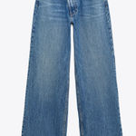 ZARA  blue Crossed Waist Jeans Photo 0