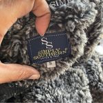 Simply Southern | Gray Sherpa Hooded Full Zip Jacket Sz S Photo 7