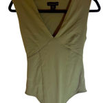 House of Harlow 1960 Olive‎ Green Plunge V Photo 0