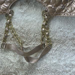 Betsey Johnson Betsy Johnson Gold Quilted Tote Bag Photo 3