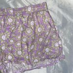 PINK - Victoria's Secret VS PINK purple floral smiley face pajama shorts Photo 1