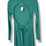 Free People Beach NWT Aubre Mermaid Green Open Low Back Essential Maxi Dress Photo 5