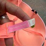 Victoria's Secret Victoria’s Secret 34DD The Flirt Bandeau Coral Lilac Color Block Bikini Swim Top Photo 4