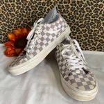 Vans Grey/White Checkered Low Top Sneakers | 7 | Photo 4