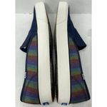 Keds  Shoes Womens 8.5 Double Decker Stripe Denim Slip On Sneaker Preppy Nautical Photo 7