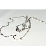 Smashing Ocean Wave Silver Tone Link 20" Surfer Beach Casual Unisex Necklace Photo 3