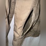 Guess Vintage Y2K 100% Cotton Bomber Lightweight Zip Tan Brown Jacket Size Small Photo 9