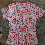 Dickies Womens Holiday Scrub Top  Photo 1