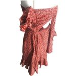 SheIn Cut Out Ditsy Floral Ruffled Bardot Babydoll Dress Photo 7