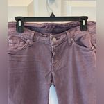 7 For All Mankind Women's plum cropped Skinny denim Jeans size 30 New with tags! Photo 1