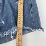 PacSun  28 High Rise Festival Cut‎ Off Denim Shorts Butterfly Embroidered Cotton Photo 6