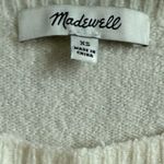 Madewell  Layered Sleeve Pullover Coziest Yarn Sweater Antique Cream Size XS‎ Photo 10