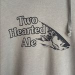Two Hearted Ale Graphic Hoodie Bell's Size Large Gorpcore Cozy Army Green Hi Photo 2