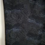 Amanda & Chelsea  14 Heavy Knit Black Paisley Print Pants Workwear Photo 4