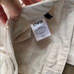 Anthropologie EDWIN Cream Ivory Off White Bootcut Jeans 26 / 4 New Photo 3