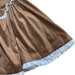 For Love & Lemons Brown Suede Hadley Mini Dress US S Photo 2