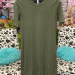 Old Navy  Green Mini Sheath Dress Crew Neck Short Sleeve Photo 0
