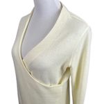 Soft Surroundings Pale Yellow Lightweight Asymmetric Hem Wrap Front Tunic XS Photo 1