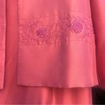 Talbots  Petites 100% Silk Elegant Coral Dress with Jacket 12 Photo 8