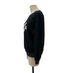 Wildfox Monday Mourning Sweatshirt Pullover Top Fleece Black Gray Size XS Photo 6