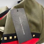 Tommy Hilfiger  Green Flag Crew T-Shirt Dress Stud Embellishments Large | NWT Photo 5