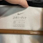 Nike  Dri-FIT Half Zip Pullover Top Gray Black‎ Abstract Athletic Activewear Med Photo 2