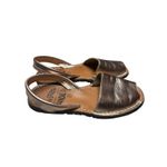 The Spanish Sandal Co Metallic Rose Gold Leather Slingback Sandals EU 37 Pink Size 6.5 Photo 1