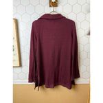Maeve  by Anthropologie Burgundy Cowl Neck Lightweight Sweater - Size - XS Photo 2