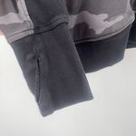 Athleta Triumph Hoodie Size Small Camo Full Zip Black Grey Fleece Lined Casual Photo 12