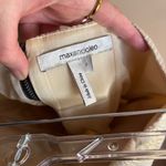 Max and Cleo Elegant Gold Strapless Dress Photo 8