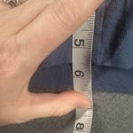 Free People FP Beach Shorts Womens Large Blue Cotton Elastic Waist Lounge Casual Summer Photo 10