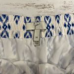 Joie  Brighton E Sleeveless Top and Dilys Ikat Cropped Pants Silk Set Baja Blue Photo 11