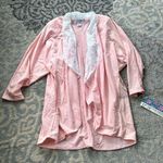 Vintage Lacy Afternoon by Shell Kepler Lace Detail Cardigan Pink Medium Photo 0