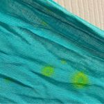 Multicolor Handmade Green & Purple Stripe Tassel Scarf Womens One Size Photo 4