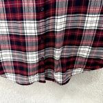 Lucky Brand Plaid Button Shirt Womens Large Red Western 90s Grunge Preppy Casual Photo 7