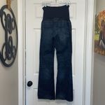 Gap ✨ Maternity Sexy Slightly Distressed Dark Wash Boot Cut Photo 3