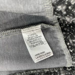 Forla Paris Cardigan Size Medium Floral Boho Metallic Gray Ruffle Asymmetrical Photo 11