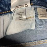 Style & Co . Women’s Jean Denim Shorts Size 12 Blue Frayed Hem Inseam 4” Photo 4