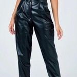 Princess Polly NWT Love Club Vegan Faux Leather Pants Black Sz 8 Photo 0